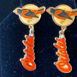 Earrings1994 Baltimore Orioles baseball bird &logo